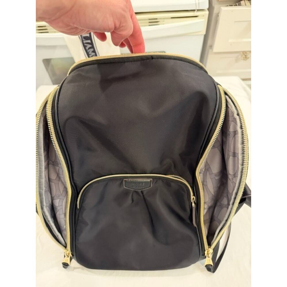 AIMEE KESTENBERG Zip Rome Big Padded Backpack Computer Bag Black - Picture 3 of 10